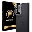FIRST MART Premium Camera Lens Protector Tempered Glass Compatible For Motorola Edge 50 Pro 5G (6.7 Inches) With Installation Kit |Black, Pack of 1