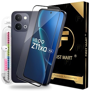 FIRST MART Tempered Glass for iQOO Z11xa