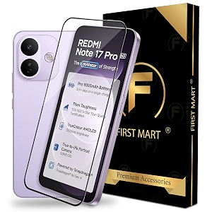 FIRST MART Tempered Glass for Redmi Note