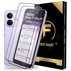 FIRST MART Tempered Glass Screen Protector for
