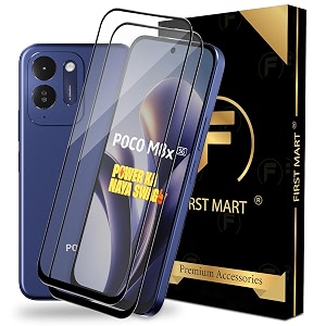 FIRST MART Tempered Glass Screen Protector for