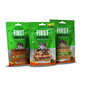 First Meow Cat Treats Combo Soft Chicken