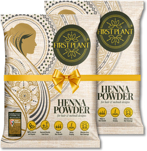 first plant authentic sojat henna - gi certified organic mehendi for hair color  body art 700 g