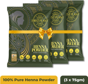 first plant premium rajasthani henna powder organic henna for hair colour and hair care 225 g
