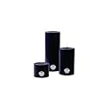 First Row Aromatic Fables Classic Scented Dark Purple Color Pillar Wax Candles with Fiber Tray Stand |Size: 4x3x2 Inch, Set of 3