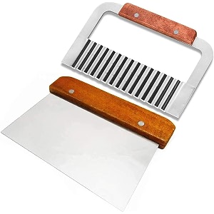 first try pack of 2 stainless steel wavy amp straight soap mold loaf ssoap cutter garnish potato vegetable cake cutter cutting tool