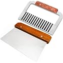 First Try Pack of 2 Stainless Steel Wavy & Straight Soap Mold Loaf, Ssoap Cutter Garnish Potato Vegetable Cake Cutter Cutting Tool