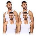 FirstFit Premium Men Vest White Cotton Vest
