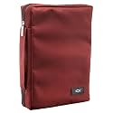 Fish Fabric Medium Burgundy Bible Cover
