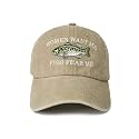 Fish Fear Me Women Want Me Embroidered Baseball Caps for Men Boy