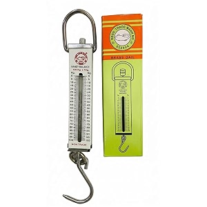 fish handy spring balance 100kg  analog suspension weighing scales  weight machine for luggages fishes scrape and agriculture scale with hook  weight measuring machine  travel scale fish