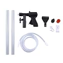 Fish Tank Cleaner Semi Automatic, Aquarium Siphon Vacuum Gravel Cleaner, Pneumatic Sand Washer with 3D Filter Basket, Durable Water Pipe Change Tool for Fish Tank Cleaning and Main