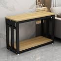 Fish Tank Stand with Storage, Metal &amp; Wood Aquarium Rack System Sturdy Breeder Tank Stands, Terrarium Holder, Multi-Purpose Storage Rack for Home Office Study(Black,80x45cm/31.5x17.7in)