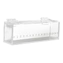 Fish Viewing Box,Acrylic Fish Breeding Box,Fishing Photo Tank,Hatching Boxes, Clear Micro Landscape Fish Tank with Scale