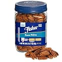 Fisher Unsalted Raw Pecan Halves, 23 oz Jar, Non-GMO Vegan Baking Nuts