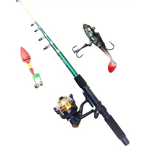 fishing rod and reel full set combo king 210 frog bait blue fishing rod 210 cm 0125 kg blue