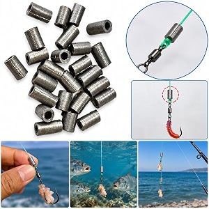 Fishing Wire Weight Sinker - 10Pieces Lead