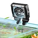 fishkeeper Aquarium Chiller Fan - 3600 r/m Powerful Wind Quiet Fish Tank Cooling Fan, 5 Speeds, 3 Timer Modes, 180° Wide Angle Adjustable Aquarium Cooler with Smart Controller (4W, 1 Head)