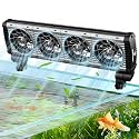 fishkeeper Aquarium Chiller Fan - 3600 r/m Powerful Wind Quiet Fish Tank Cooling Fan, 5 Speeds, 3 Timer Modes, 180° Wide Angle Adjustable Aquarium Cooler Chiller with Smart Controller (15W, 4 Heads)