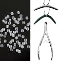 FishTrip 200/210pcs Silicone Wacky Worm O-Rings with Tool for Fishing Rigs