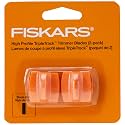 Fiskars 1968701001 Replacement Steel Blade Carriage for 12" Portable Trimmer (Pack of 2)