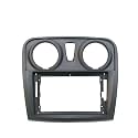 Fit 2Din 9Inch Car Radio Dashboard Stereo Frame Mounting Kit Fit For Renault Fit For Dacia, Symbol Sandero 2012-2018 Auto Parts(Matte black)