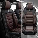 Fit for 95% of Cars SUVs Seat Covers,Car Seat Cover Protector,Waterproof Front Car Seat Covers(Standard-Black&amp;Coffee)