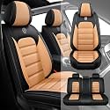 Fit for 95% of Cars SUVs Seat Covers,Car Seat Cover Protector,Waterproof Front &amp; Rear Car Seat Covers(Standard-Black&amp;Orange)