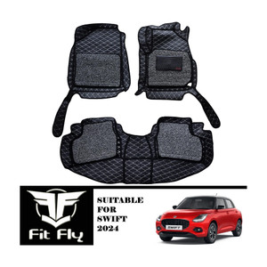 fit fly leather 7d mat for  maruti suzuki swift