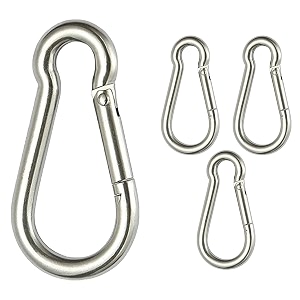 fit fusion for climbing snap hook for rope gi snap hook carabiner silver outdoor sports carabiner snap spring clips hook 10mm 4