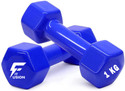 Fit Fusion Vinyl Dumbbells Premium Grip