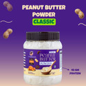 Fit muscles Classic Peanut Butter Powder 400g, 48g Protein, Low Fat, Easy Mix Healthy Fuel (400 g)