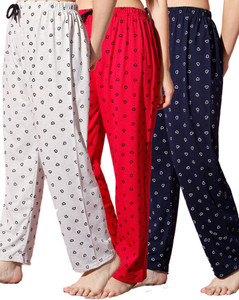 fit n fame pack of 3 cotton night dress pyjamapyjami for women comfort for m to xl set of 3 women pyjama