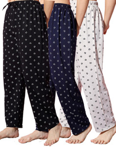 fit n fame pack of 3 cotton night dress pyjamapyjami for women comfort for m to xl set of 3 women pyjama