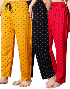 fit n fame pack of 3 cotton night dress pyjamapyjami for women comfort for m to xl set of 3 women pyjama