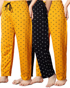 fit n fame pack of 3 cotton night dress pyjamapyjami for women comfort for m to xl set of 3 women pyjama