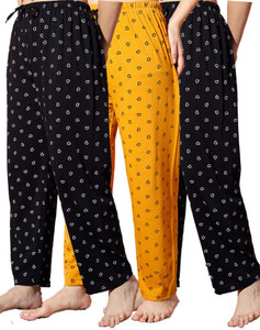 fit n fame pack of 3 cotton night dress pyjamapyjami for women comfort for m to xl set of 3 women pyjama