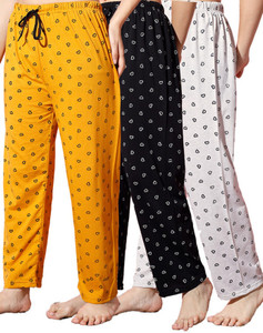 fit n fame pack of 3 cotton night dress pyjamapyjami for women comfort for m to xl set of 3 women pyjama