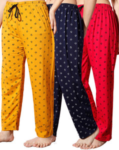 fit n fame pack of 3 cotton night dress pyjamapyjami for women comfort for m to xl set of 3 women pyjama