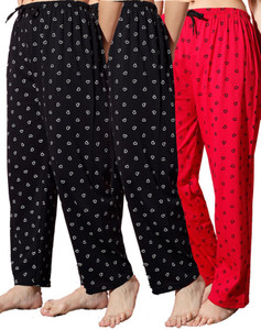 fit n fame pack of 3 cotton night dress pyjamapyjami for women comfort for m to xl set of 3 women pyjama