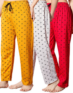 fit n fame pack of 3 cotton night dress pyjamapyjami for women comfort for m to xl set of 3 women pyjama