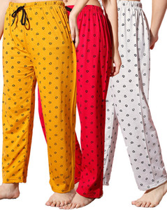 fit n fame pack of 3 cotton night dress pyjamapyjami for women comfort for m to xl set of 3 women pyjama