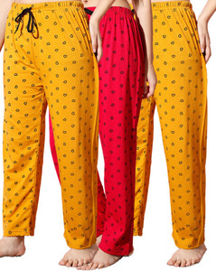 fit n fame pack of 3 cotton night dress pyjamapyjami for women comfort for m to xl set of 3 women pyjama