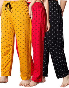 fit n fame pack of 3 cotton night dress pyjamapyjami for women comfort for m to xl set of 3 women pyjama