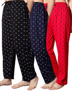 fit n fame pack of 3 cotton night dress pyjamapyjami for women comfort for m to xl set of 3 women pyjama