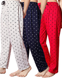 fit n fame pack of 3 cotton night dress pyjamapyjami for women comfort for m to xl set of 3 women pyjama