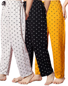 fit n fame pack of 3 cotton night dress pyjamapyjami for women comfort for m to xl set of 3 women pyjama