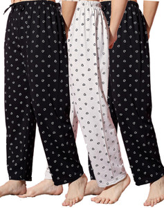 fit n fame pack of 3 cotton night dress pyjamapyjami for women comfort for m to xl set of 3 women pyjama