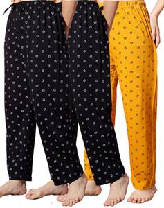 fit n fame pack of 3 cotton night dress pyjamapyjami for women comfort for m to xl set of 3 women pyjama