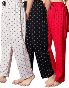 fit n fame pack of 3 cotton night dress pyjamapyjami for women comfort for m to xl set of 3 women pyjama